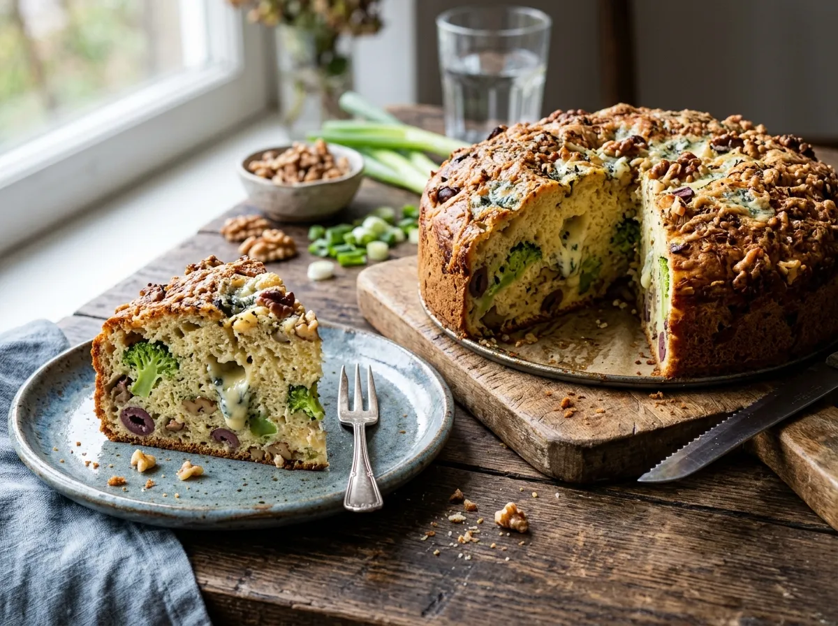 De Rebel Cake Salé: XL Hartige Taart met Blauwe Kaas & Broccoli — thumbnail